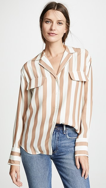 Pocket Silk Button Down | Shopbop