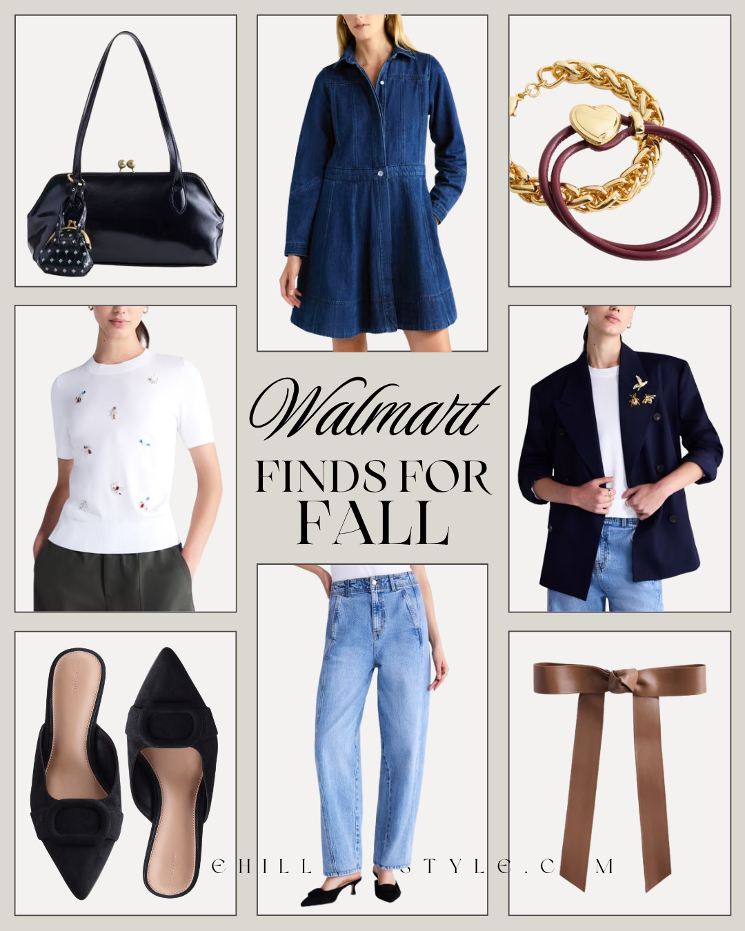 Walmart Fall Fashion Finds for a Polished, Classic Wardrobe

Walmart’s newest fall fashion finds are giving elevated, classic style with a few of the season’s prettiest details. Think dark denim dresses, relaxed jeans, tailored blazers, pointed-toe flats, vintage-inspired handbags, rich burgundy accessories, and feminine bow details. These affordable Walmart finds make it easy to create polished fall outfits that look far more expensive than they are.

#WalmartFashion #WalmartFinds #WalmartStyle #WalmartNewArrivals #FallFashion #FallOutfits #FallStyle #AffordableFashion #ClassicStyle #ElevatedBasics #DenimDress #FallDenim #BurgundyTrend #BalletFlats #BlazerStyle #FallAccessories #LTKFashion #LTKFinds #PinterestFashion #TheHillaryStyle 

 

#LTKootd #LTKSeasonal #LTKOver40