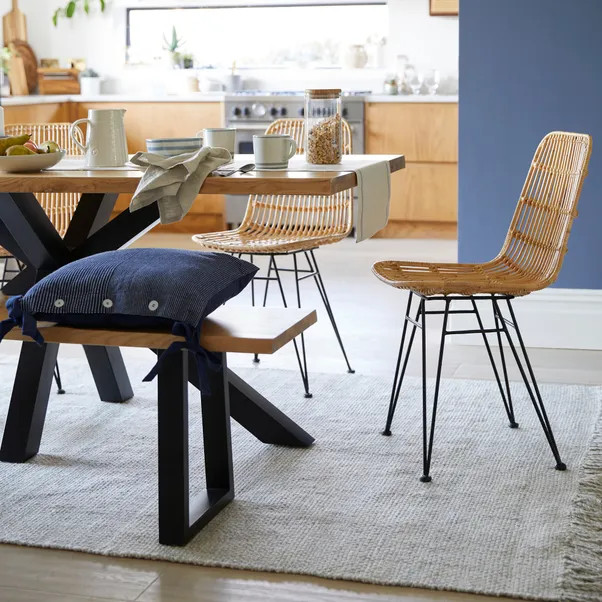 Pax Set of 2 Rattan Dining Chairs | Dunelm (migrated)