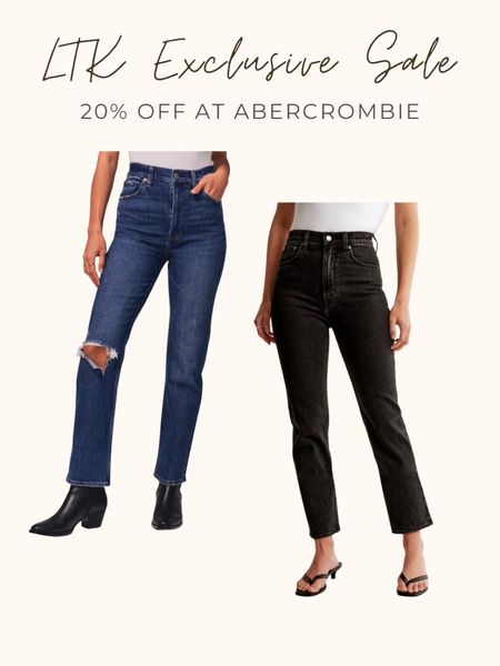 Ultra high rise jeans that come in multiple sizes, lengths, and washes. Love these straight ankle jeans. Grab them on sale by copying the promo code! (Everything on sale not just denim!)

#LTKfindsunder100 #LTKover40 #LTKSale