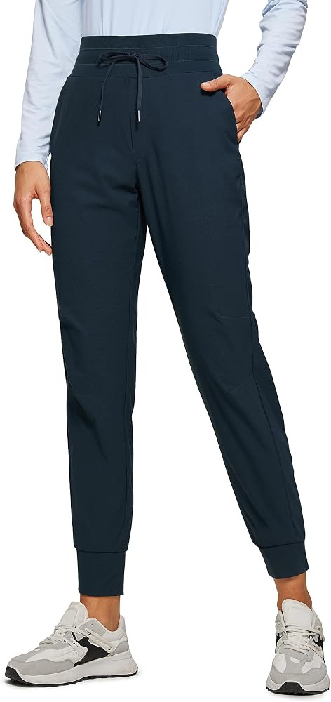 CRZ YOGA Athletic High Waisted Joggers for Women 27.5" - Lightweight Workout Travel Casual Outdoo... | Amazon (US)