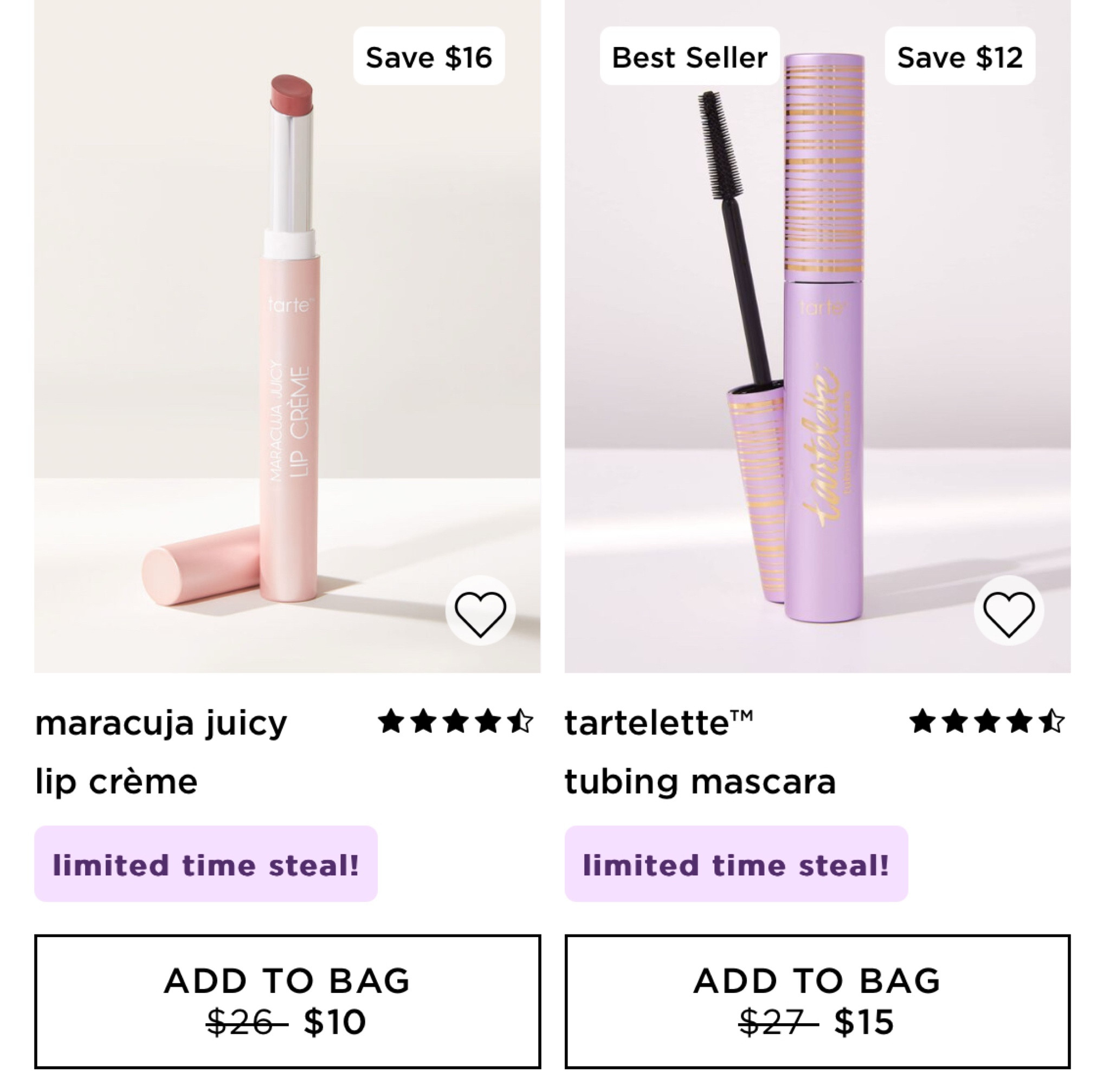 TARTE SALE! My all-time favorite mascara & lip product! 

*if you deal with mascara running/smudging under your eyes this will change your life*

#LTKBeauty #LTKFindsUnder50 #LTKSaleAlert
