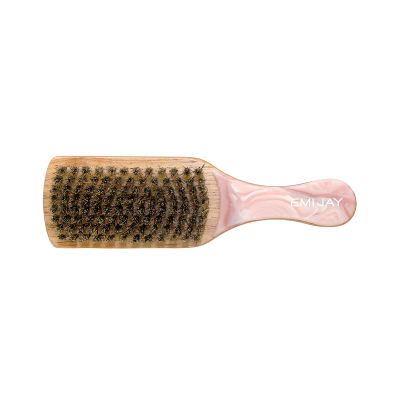 Mini Boar Bristle Brush in Pink Chantilly | Emi Jay