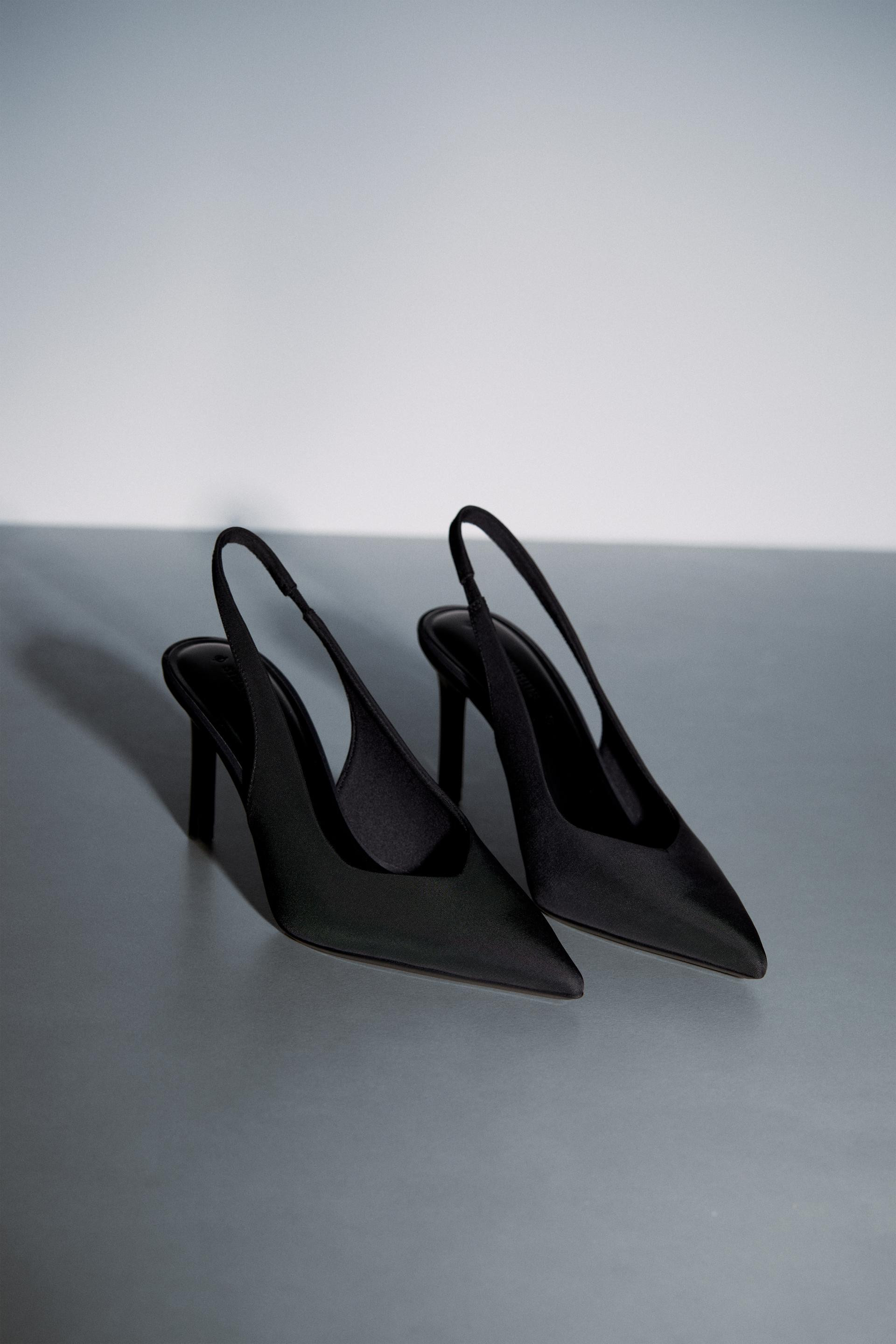 Basic slingback shoes - Women's Heel shoes | Stradivarius United Kingdom | Stradivarius (UK)