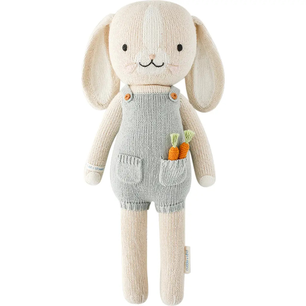 cuddle+kind cuddle + kind Henry the Bunny Stuff Animal in Blue at Nordstrom | Nordstrom