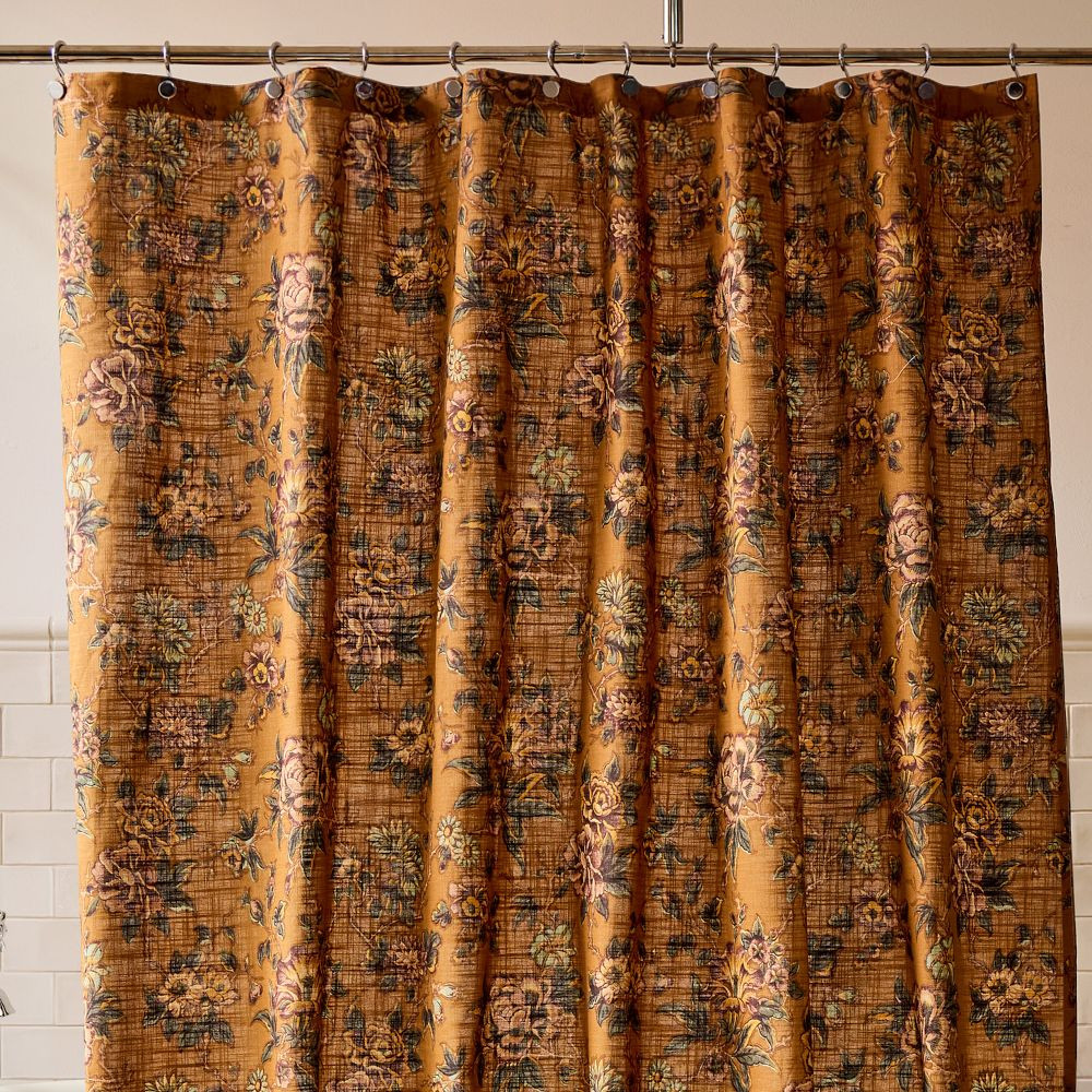 Pierce & Ward Wild Garden Shower Curtain | West Elm (US)
