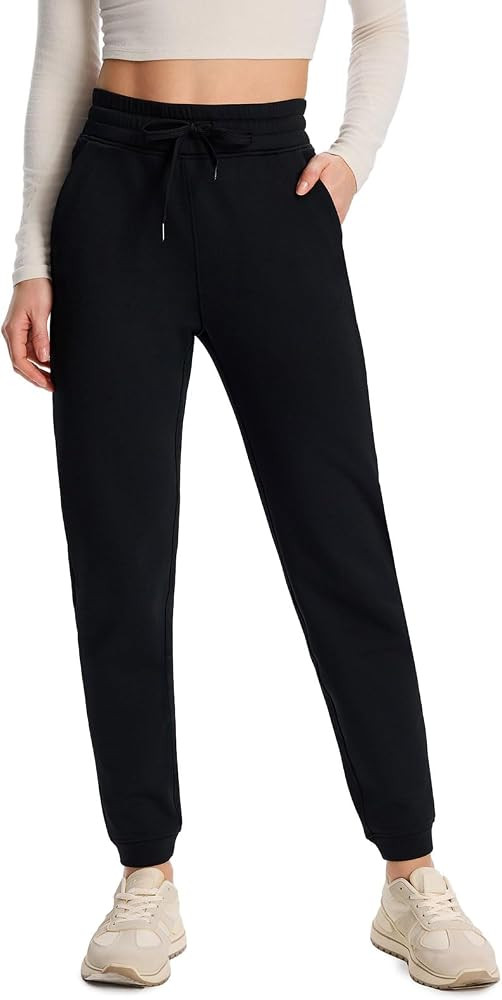 Yogipace Women's CozyWarmth Petite/Regular/Tall High Rise Thick Fleece Lined Joggers Thermal Wint... | Amazon (US)