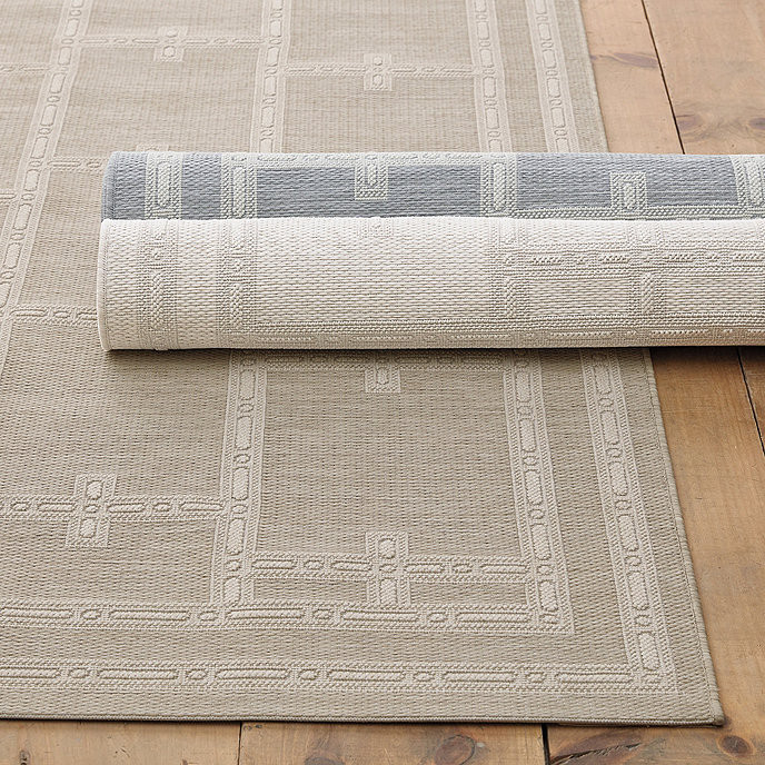 Hildon Geometric Indoor Outdoor Area Rug | Ballard Designs, Inc.