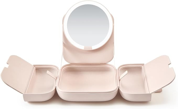 AMIRO M2 LumoCube Makeup Mirror with Bag - Portable LED Makeup Mirror with Lights, 5-Level Bright... | Amazon (US)