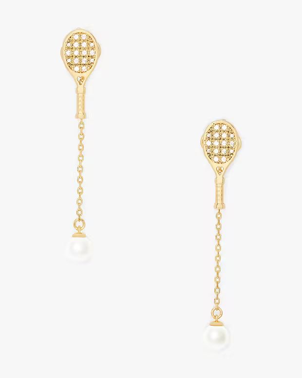 Queen Of The Court Tennis Linear Earrings | Kate Spade Outlet