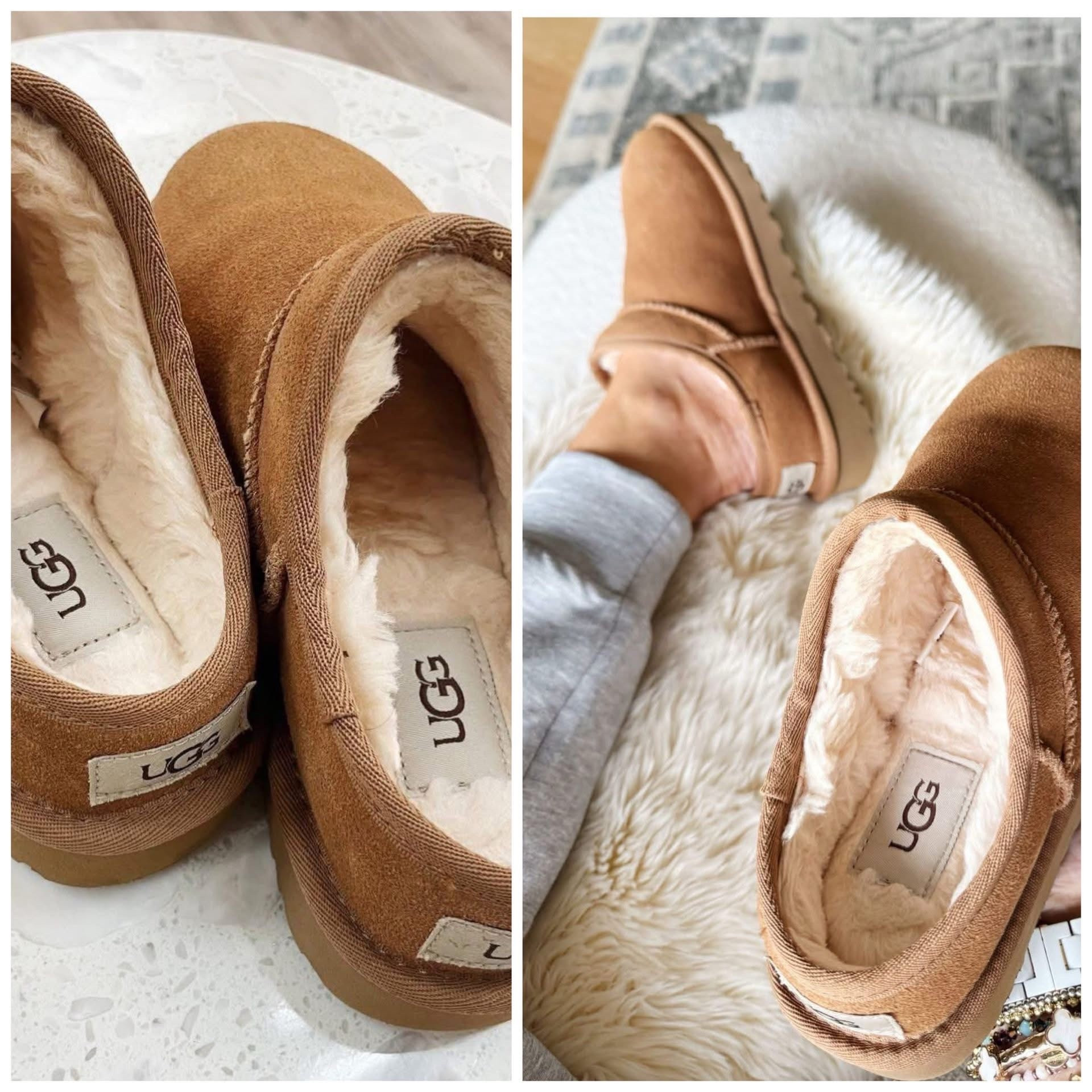 Good morning! Happy Saturday! Have plans this weekend? ☀️ 

Restock! My UGGS are on sale and fully stocked in 3 colors including black! 

Dropping 🔗👇 

#LTKgrwm #LTKdayinmylife #LTKSaleAlert