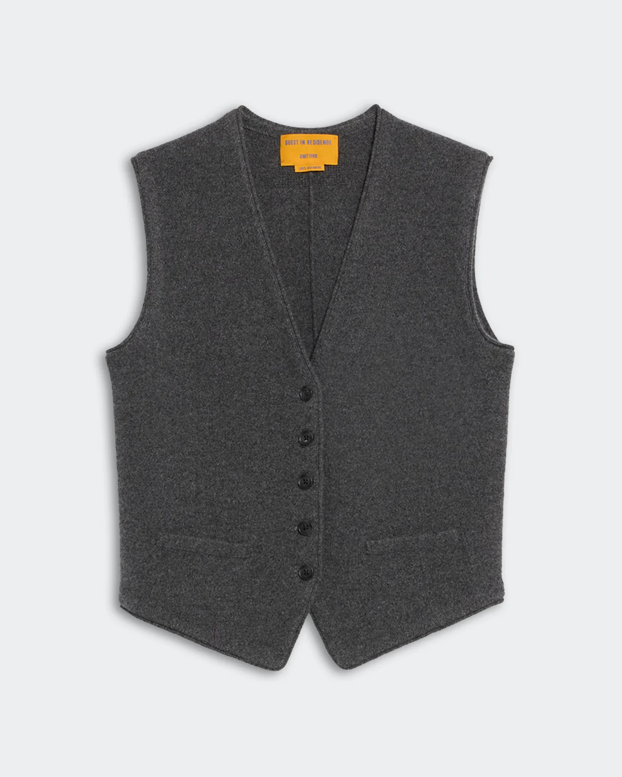 Tailored Vest - Charcoal | Guest In Residence