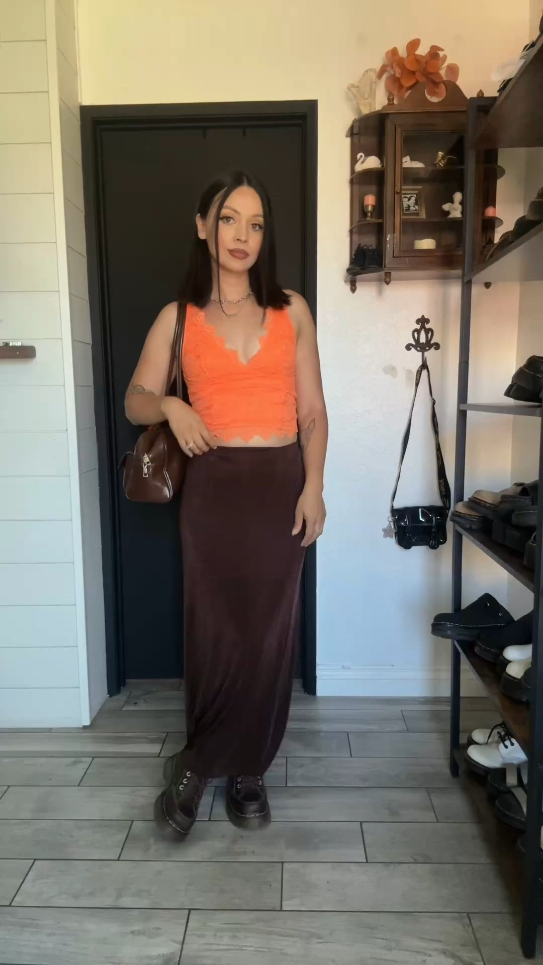 Lace top in my favorite color! 🧡 paired with Dr. Martens Buzz in Brown

#LTKgrwm #LTKootd #LTKselfcare