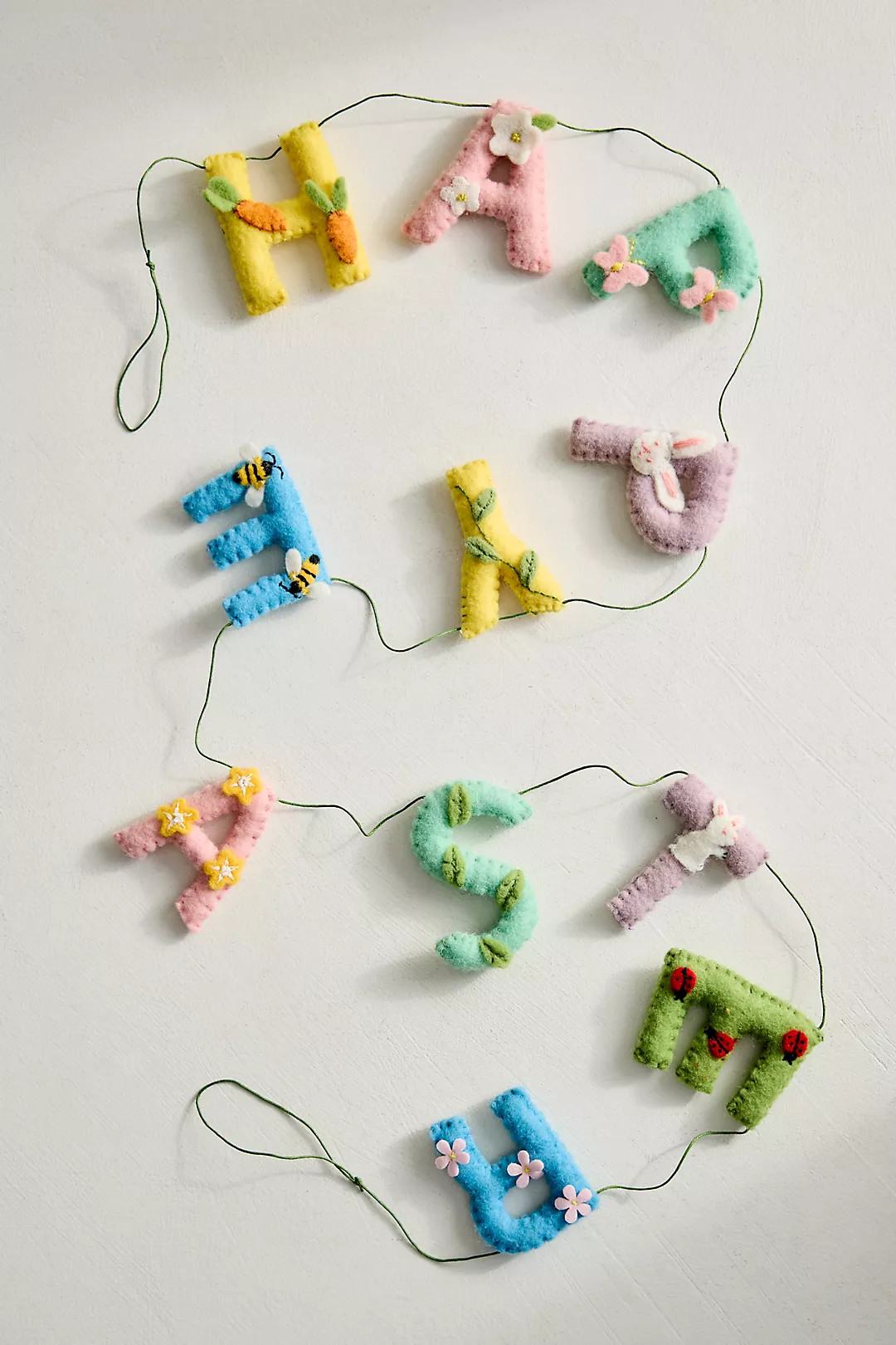 Happy Easter Felt Garland | Anthropologie (US)