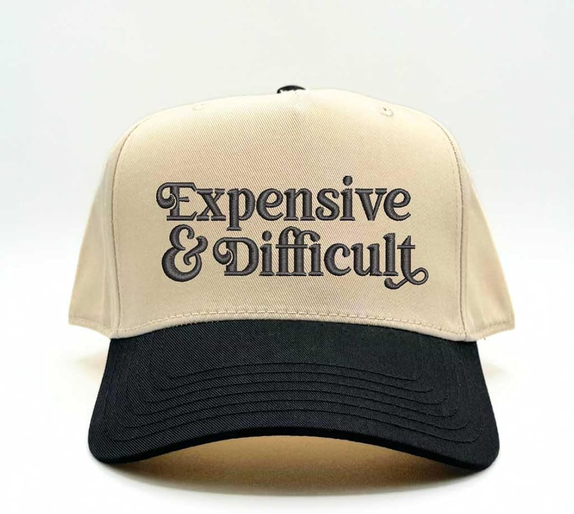 Expensive and Difficult Two Tone 5-Panel Embroidered Baseball Hat | Amazon (US)