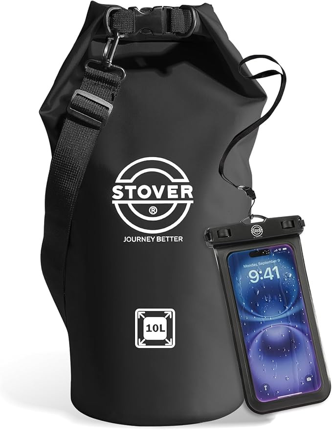 STOVER 5/10/25/30/40/55L Waterproof Backpack- Floating Dry Bag for Kayaking, Travel, Beach, Hikin... | Amazon (US)