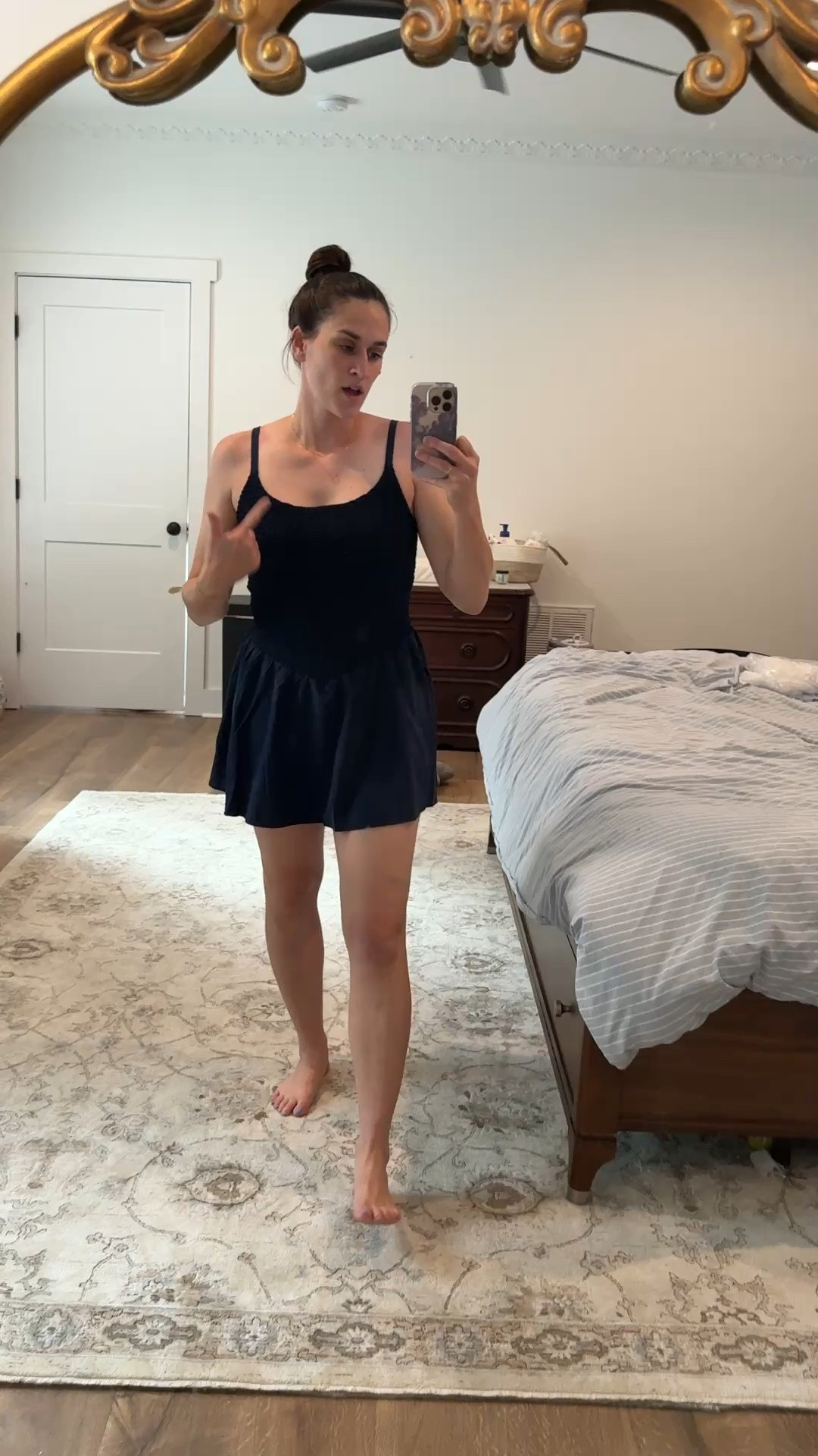 Comfortable one piece with pockets and a built in padded bra… I’m set  

#LTKActive #LTKSaleAlert #LTKStyleTip