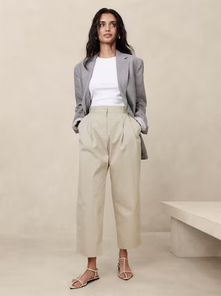 Avila Barrel-Leg Pant | Banana Republic (US)