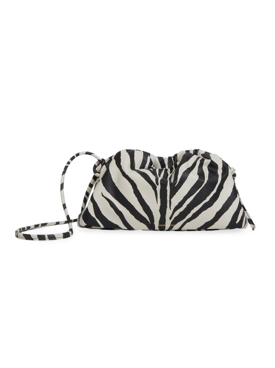 Mini Cloud Zebra Print Clutch | Saks Fifth Avenue