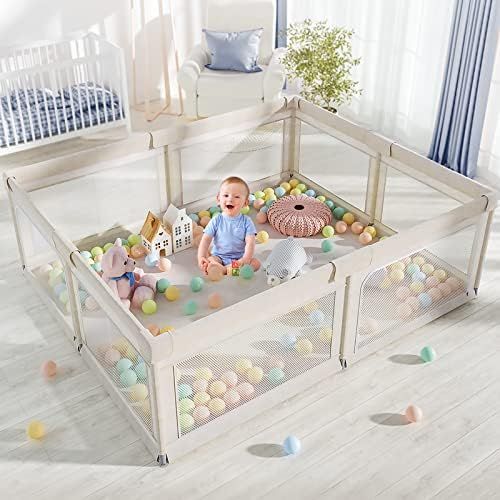 Baby Playpen, Playpen for Babies (71x59x27inch), Kids Safe Play Center for Babies and Toddlers, E... | Amazon (US)