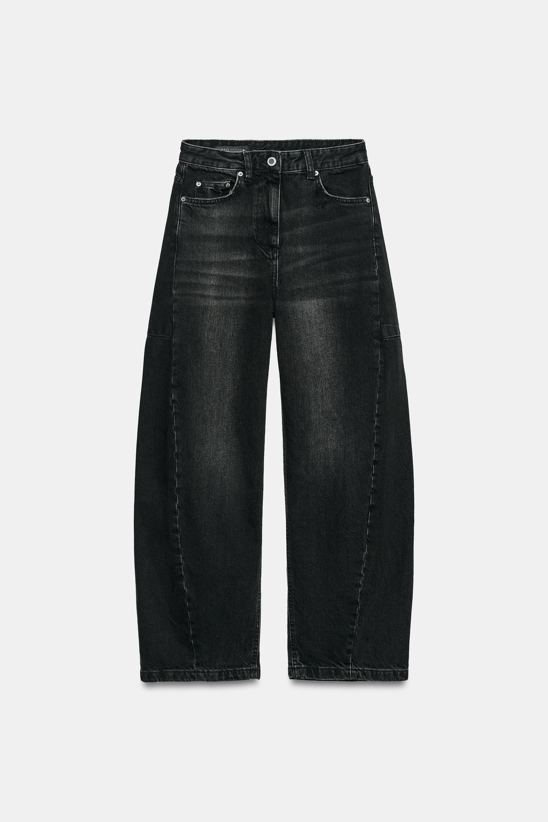 Zara Collection Mid-Rise Jeans In Blue - 14 - Woman | Zara UK