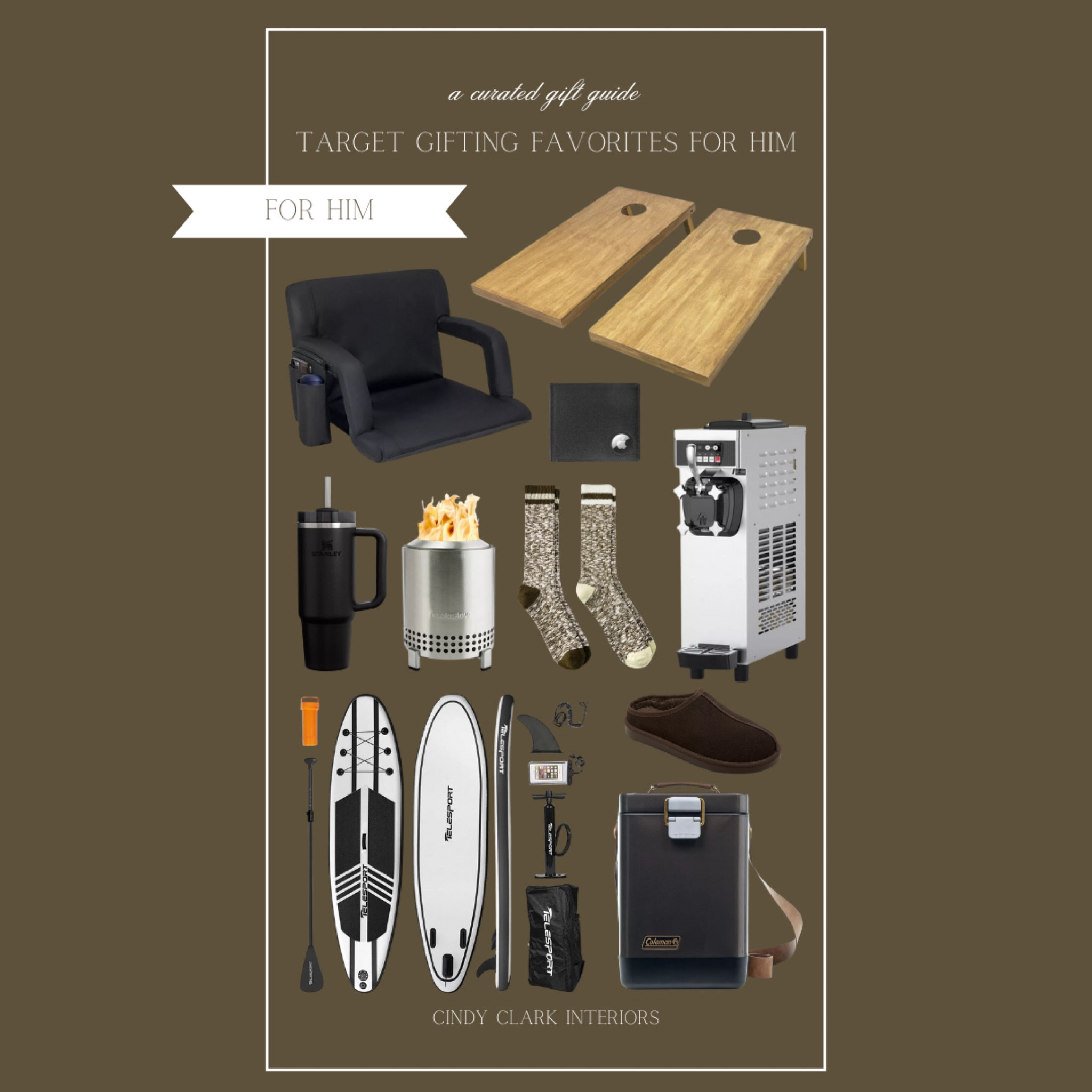 Target holiday gift ideas for him! So many of these options are favorite that my husband loves and would recommend to others! Paddle boards, yard games, ice cream machine, bleacher seats and more! 

#LTKHoliday #LTKMens #LTKGiftGuide