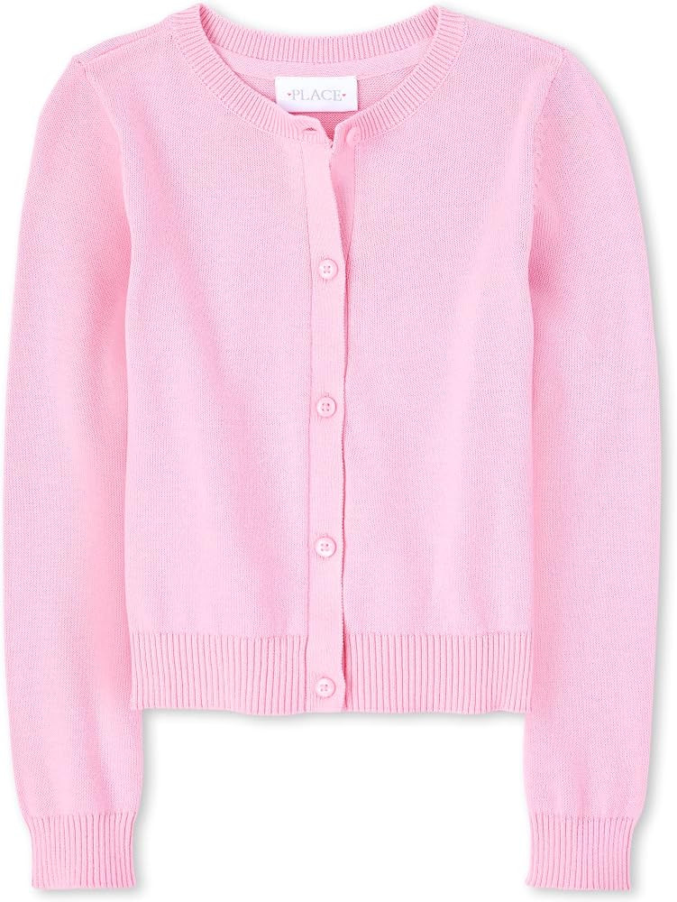 The Children'S Place Girls Solid Cardigan | Amazon (US)