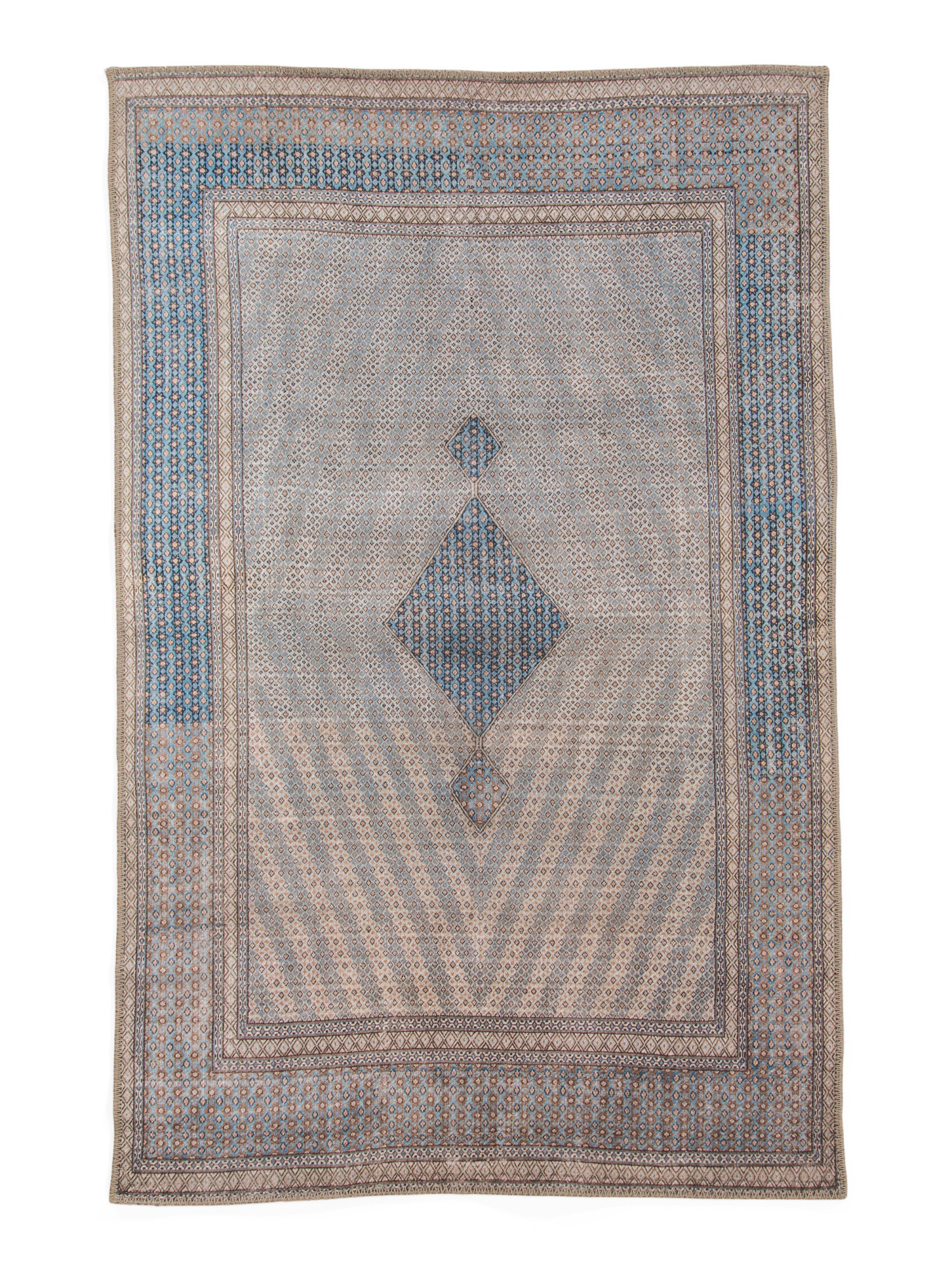 Made In Turkey Vintage Look Flatweave Area Rug | TJ Maxx