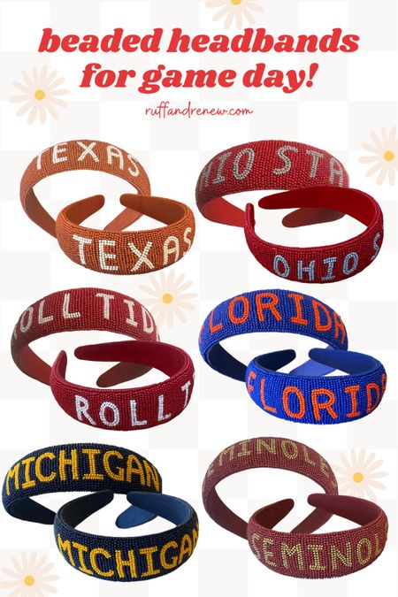 Headbands for college game day!

College / college game day / game day outfit / football outfit

#LTKstyletip #LTKSeasonal