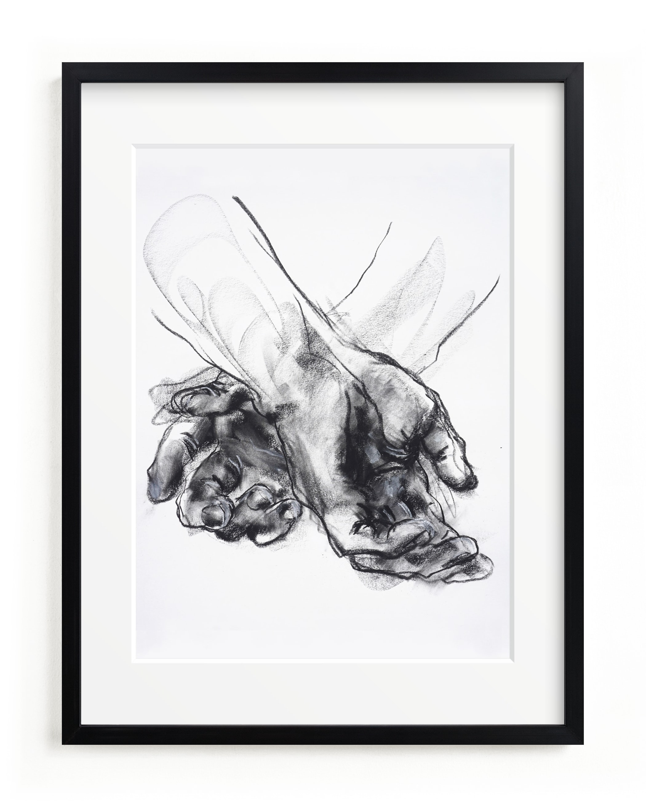 Drawing 561 - Crossed Hands | Minted