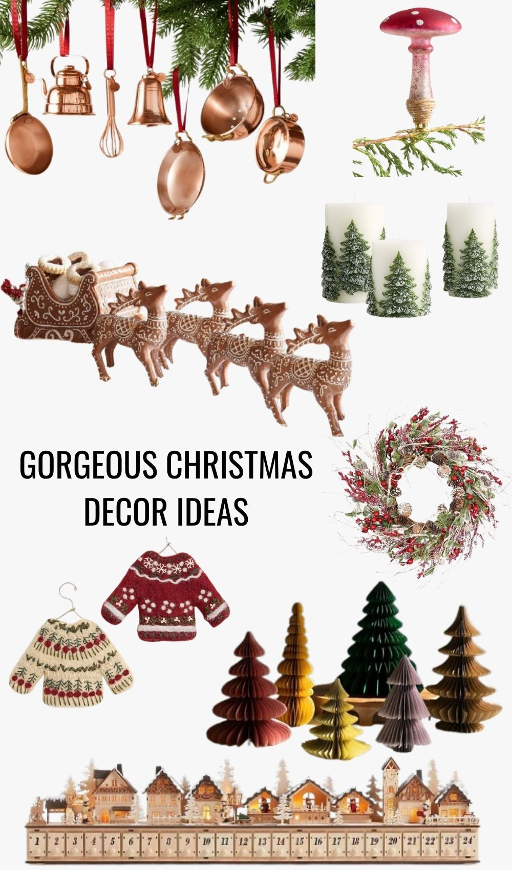 Gorgeous Christmas decor ides. Bring the magic home ✨ From twinkling lights to statement ornaments, here are the most gorgeous Christmas décor finds to make your space feel festive, cozy, and totally holiday-ready  

 #LTKHome