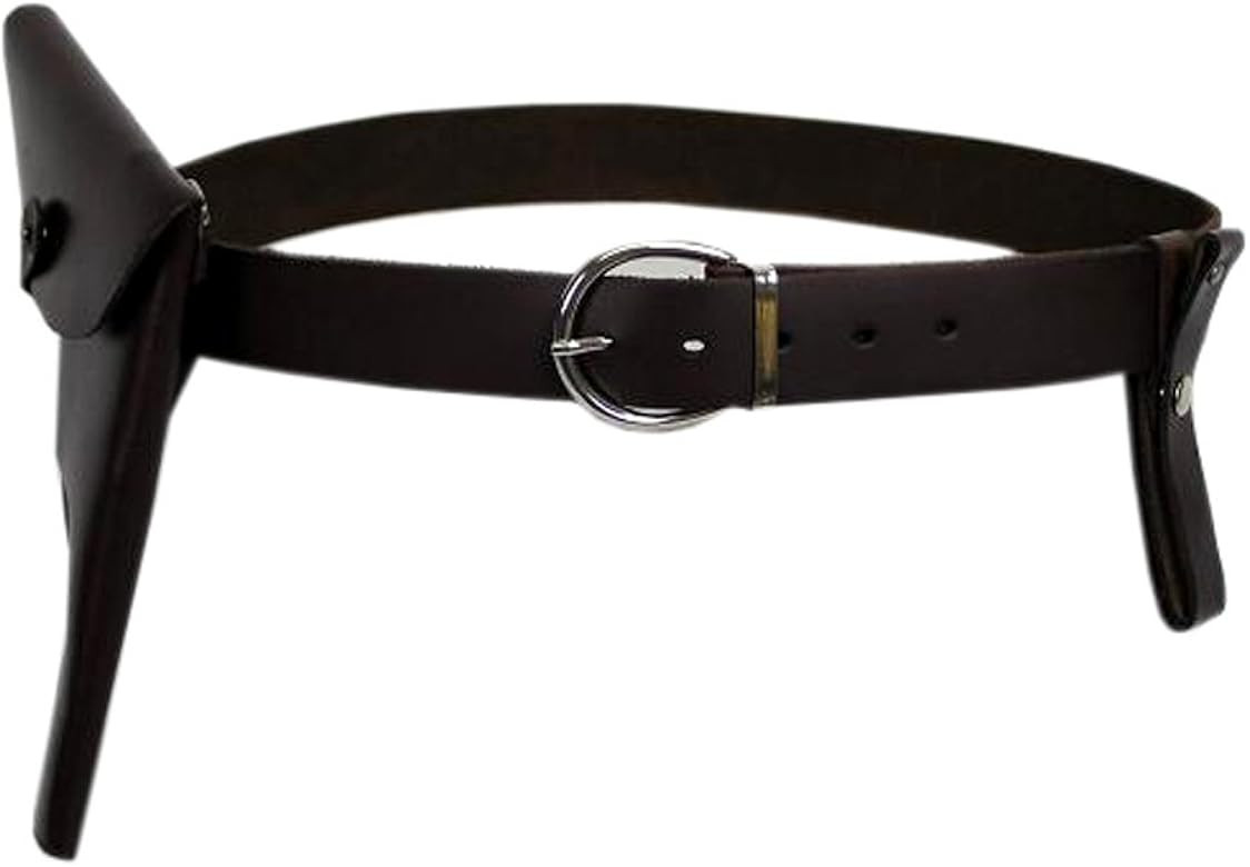 Indiana Cowhide Belt Jones Holster Whip Holder Leather | Amazon (US)