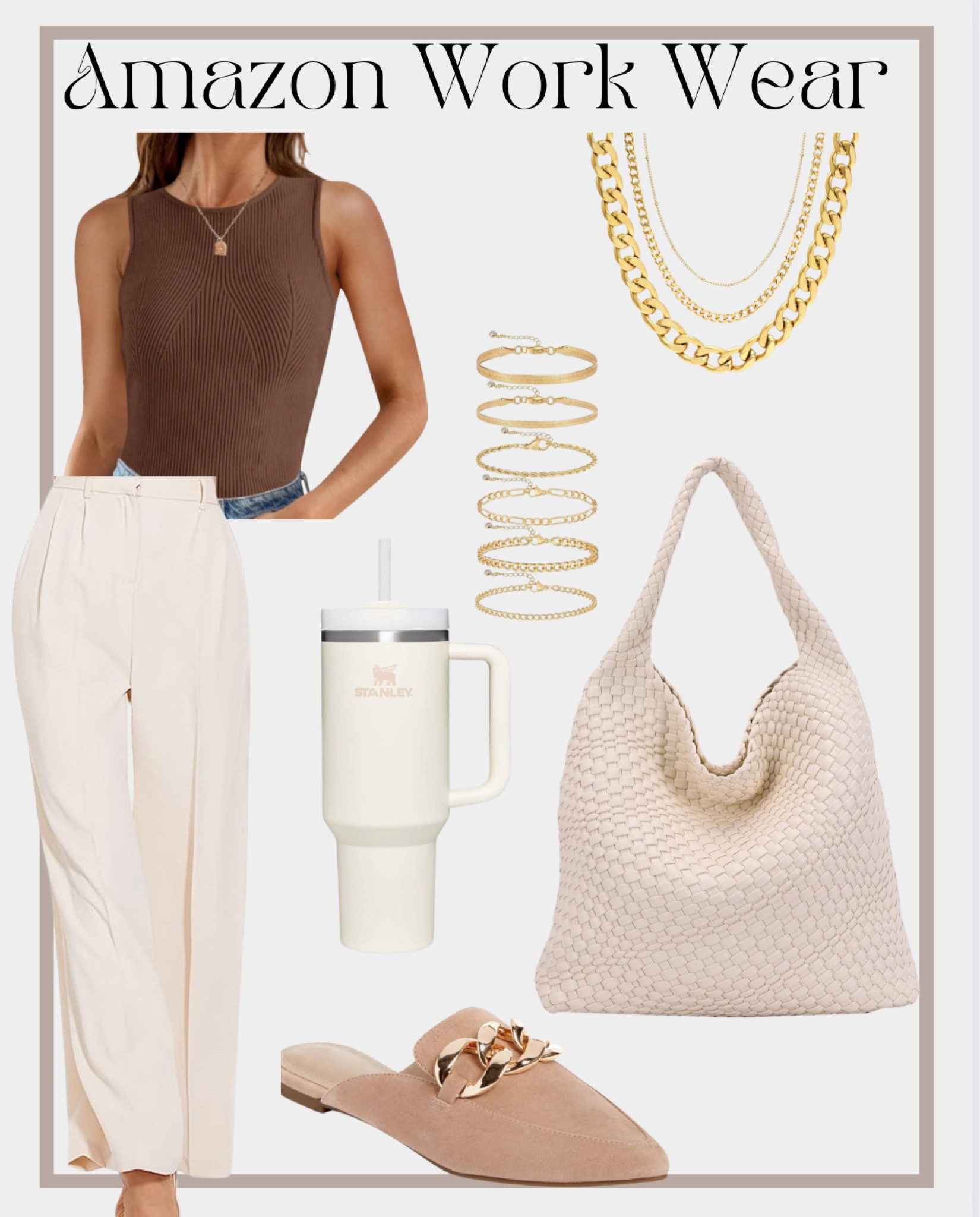 Office outfit
Work wear
Amazon finds
Neutral aesthetic 

#LTKfindsunder100 #LTKtravel #LTKbeauty