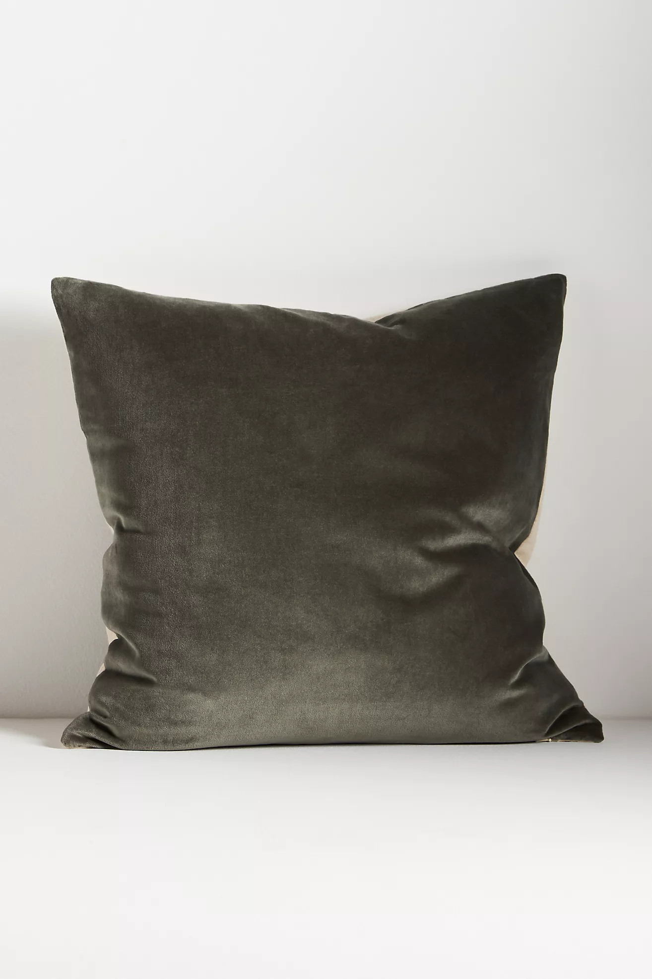 Cotton Velvet Frame Pillow | Anthropologie (US)
