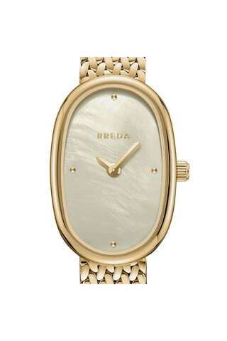 Breda Small Jane Watch in Gold & Champagne from Revolve.com | Revolve Clothing (Global)