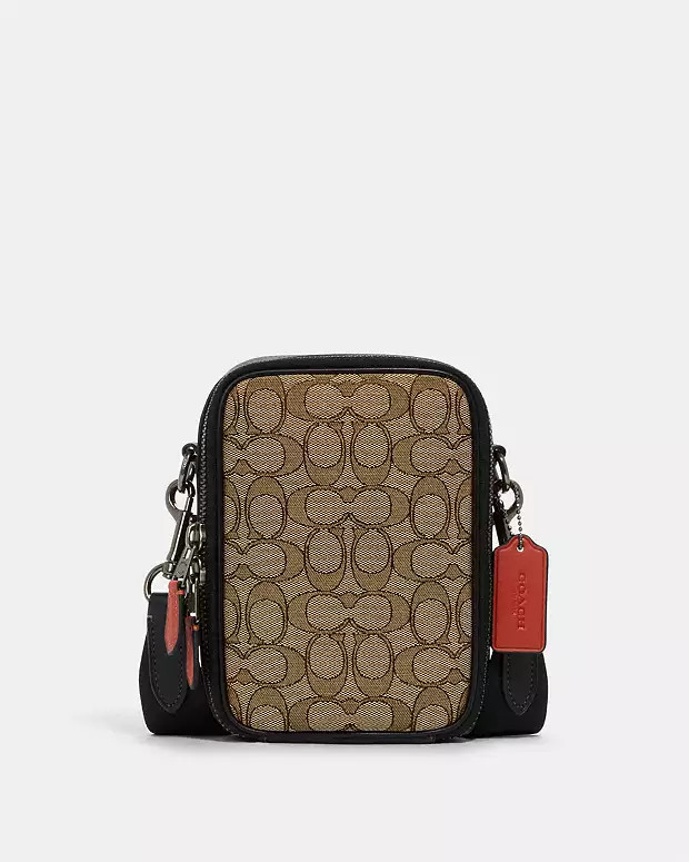 Stanton Crossbody In Signature Jacquard | Coach Outlet US