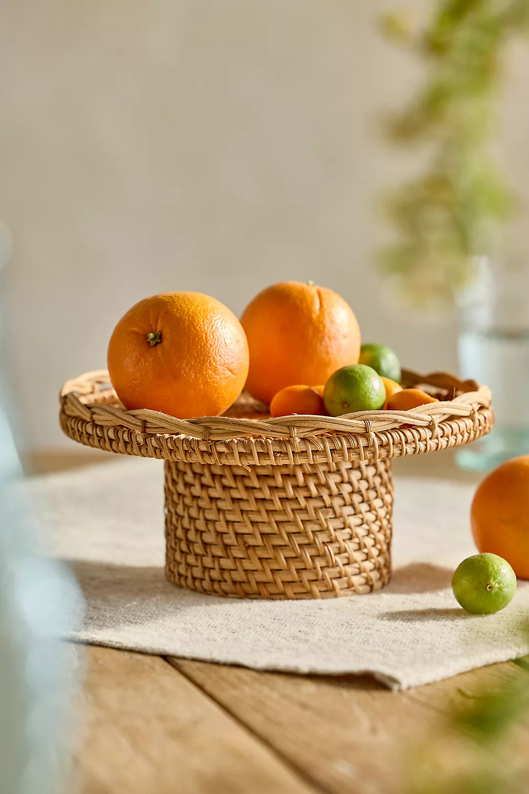 Woven Rattan Stand | Anthropologie (US)