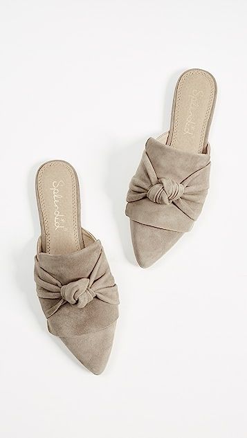 Bassett Flat Knotted Mules | Shopbop