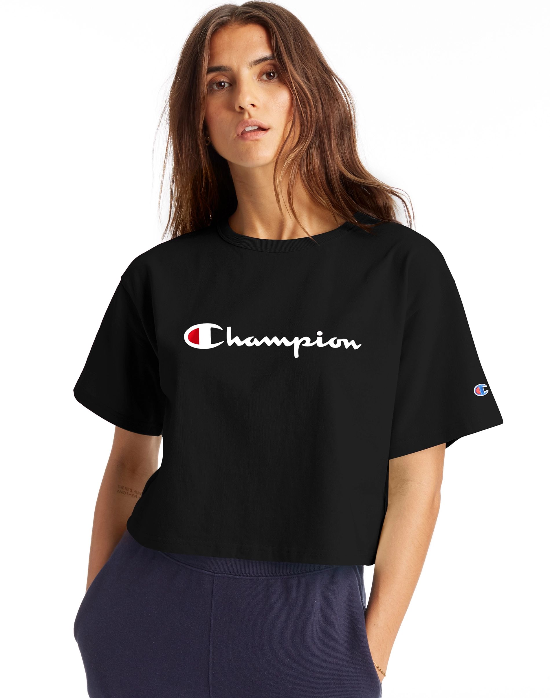 Heritage Cropped Tee, Script Logo | ChampionUSA.com (Hanesbrands Inc.)