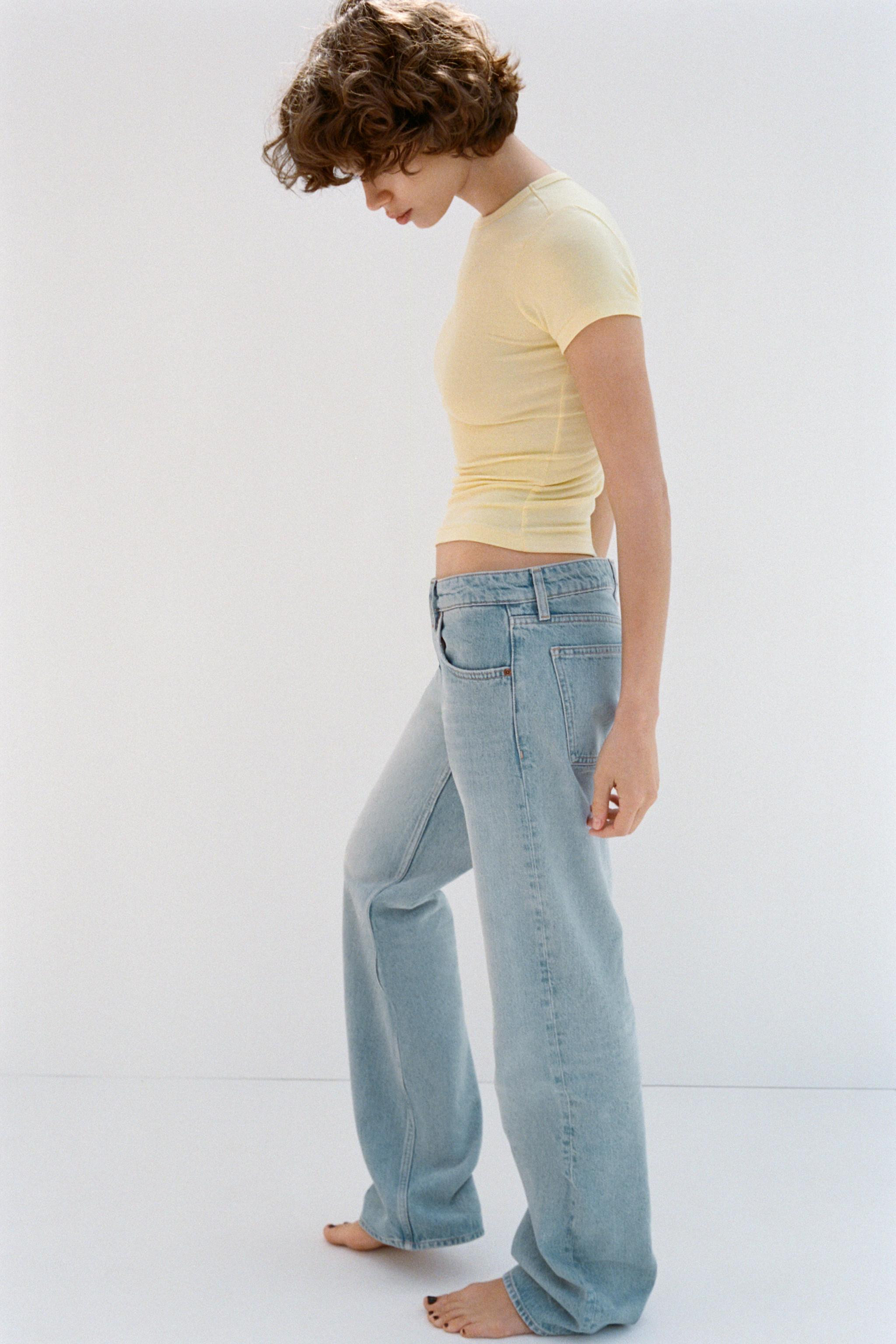 SHORT SLEEVE VISCOSE T-SHIRT | Zara US