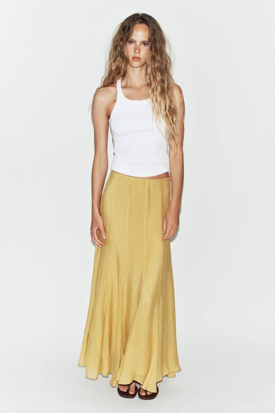 FLOWY LONG SKIRT | Zara US