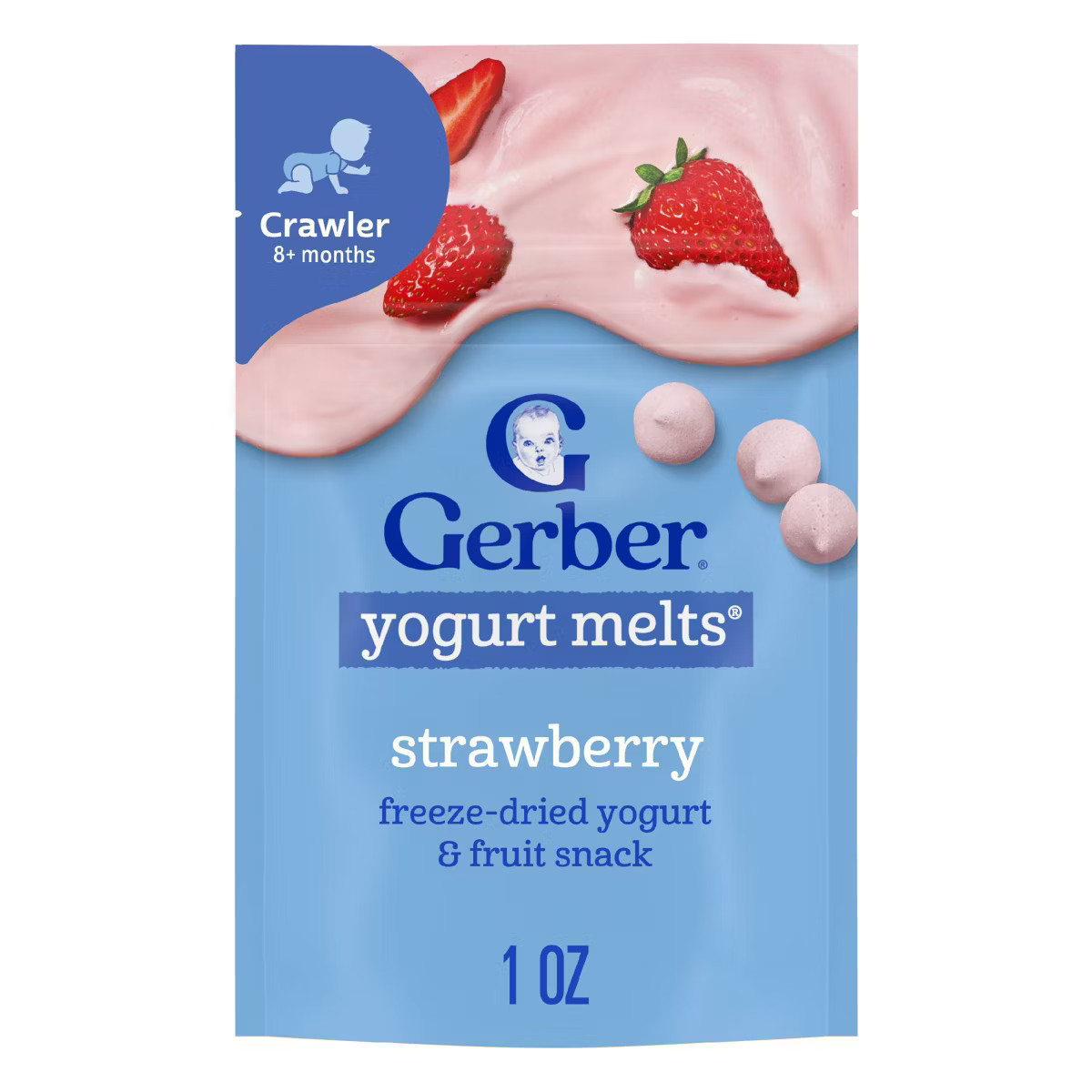 Gerber Strawberry Yogurt Melts Baby Snacks | Target