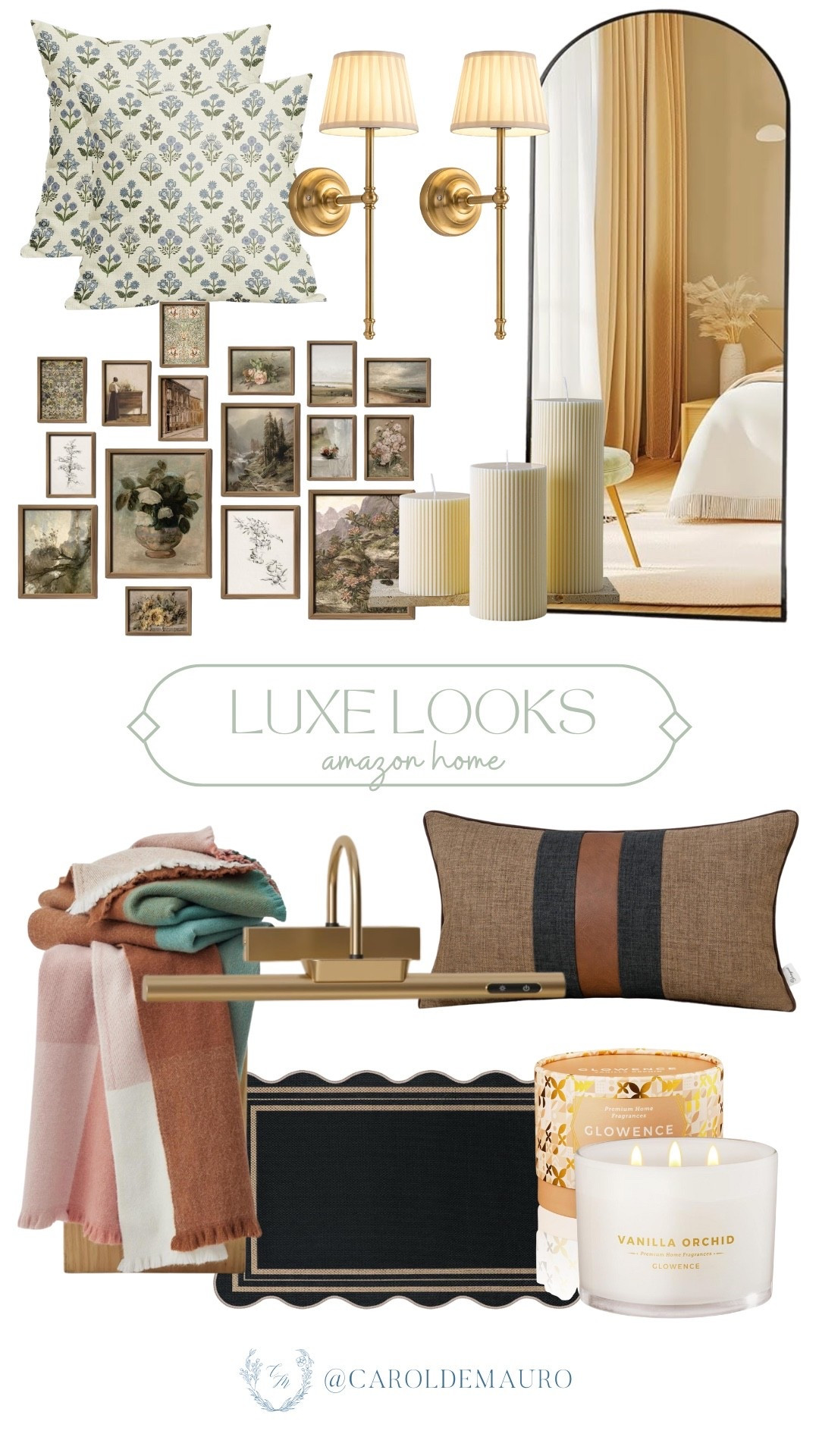 Stop playing it safe with your decor! These Amazon home accents are about to change your entire aesthetic. Grab this patterned pillowcase, vintage painted wall frames, throw blanket, a throw pillow, scented candles, and a full body mirror to give your space an upgrade.

amazon home, home refresh, decor styling, living room style, entryway finds, modern home, lighting fixtures, affordable finds

#LTKHome #LTKSeasonal #LTKU