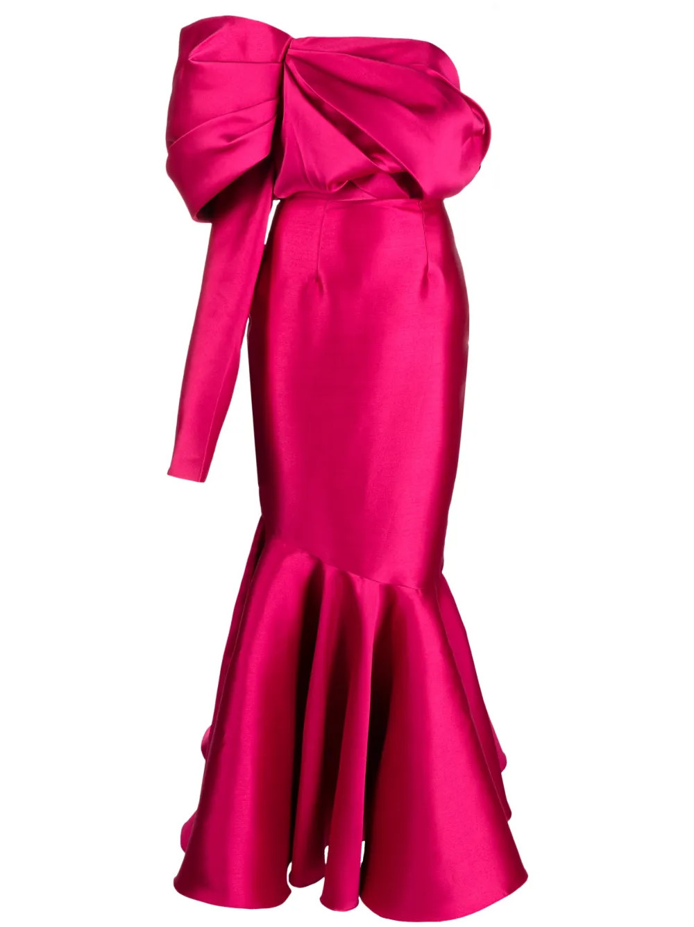 The Heyam one-shoulder faille gown | Farfetch Global