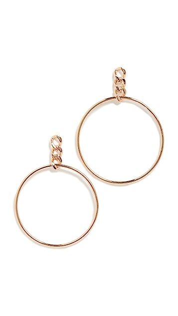 Chain Hoop Earrings | Shopbop