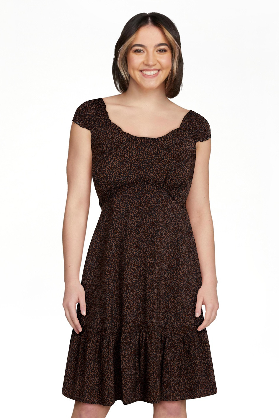 Time and Tru Women\u2019s Empire Waist Mini Dress, Sizes XS-XXXL | Walmart (US)
