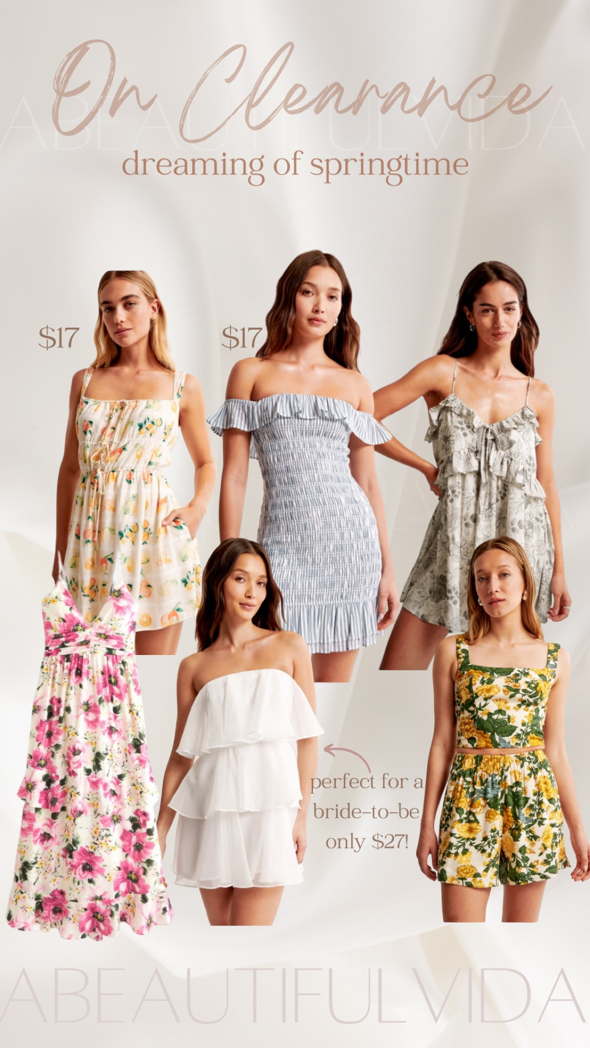 Clearance! Lots of items 70% off. Also, can Spring get here already? 🌸

florals, springtime, warmer weather, sunny days, shorts, dress, ruffles, midi, maxi, mini, wedding, bride, beach, wedding guest, sale alert, 

#LTKWedding #LTKStyleTip #LTKSaleAlert