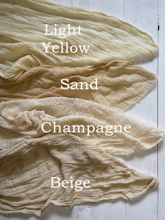 Gauze Table Nude Runner Sand Wedding Gauze Runner Bridal | Etsy | Etsy (US)