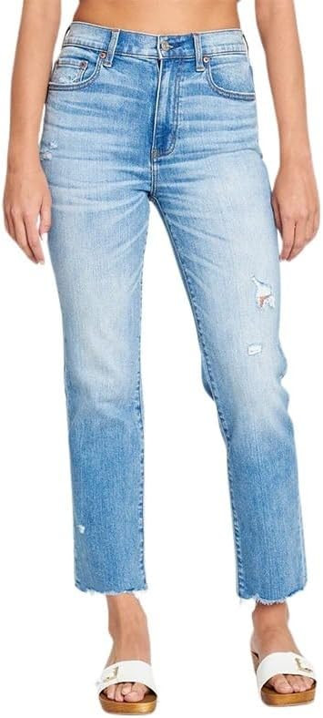 DAZE Women's Straight Up High Rise Straight Leg Denim Jeans | Amazon (US)