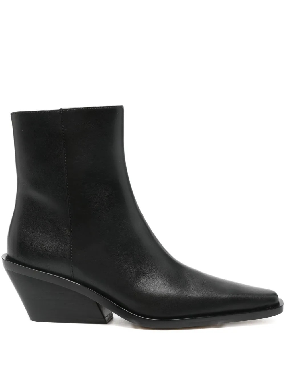 65mm leather zip-fastening cowboy boots | Farfetch Global